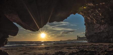 Sitges al atardecer.