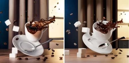 Reto visual: ¿Eres capaz de distinguir una taza de café real y otra digital?