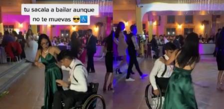 Los impresionantes pasos de baile de un joven en silla de ruedas que están arrasando en las redes