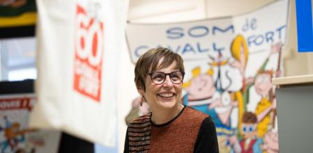 Reportatge sobre el 60è aniversari de la revista infantil Cavall Fort, amb al seva directora, Mercè Canela.