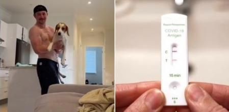 Muestra cómo pasa el confinamiento con un chico que acaba de conocer en Tinder