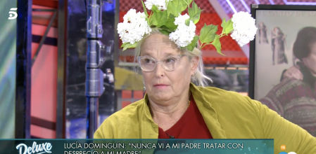 Lucía Dominguín se sincera en 'Sábado Deluxe' sobre cómo vivió la separación de sus padres por Mariví Dominguín