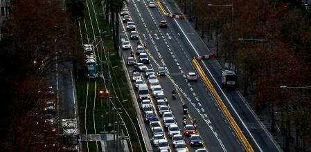 El efecto cremallera es eficaz para regular el tráfico cuando se produce una reducción de carriles&nbsp;