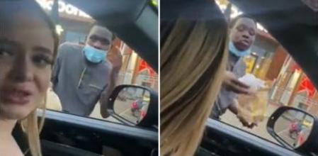 Un empleado de McDonald's se harta del enfado de unos clientes y se come el pedido delante suyo