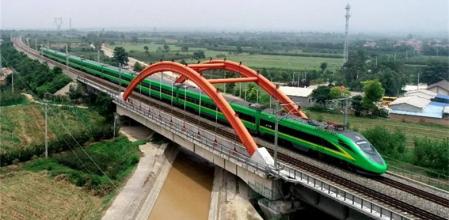 El Fuxing es el tren de alta velocidad autónomo que une las ciudades olímpicas de Pekín, Zhangjiakou y Yanqing&nbsp;