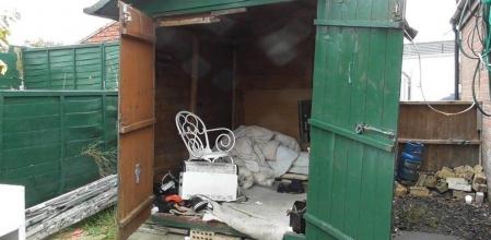 La habitación sin luz ni calefacción en la que se encontraba el hombre