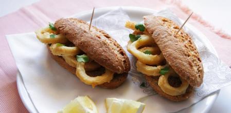 Bocadillo de calamares