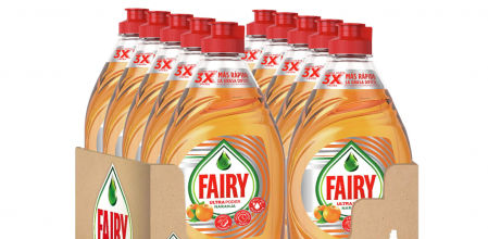 Pack Fairy de jabón lavavajillas con aroma naranja (4 litros en total)