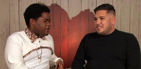 Jerzy y Cristian, durante el final de su cita en 'First Dates'