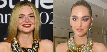 Elle Fanning y Chiara Ferragni han coincidido con el mismo top de Balmain