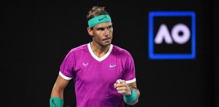 Rafael Nadal, este viernes en Melbourne