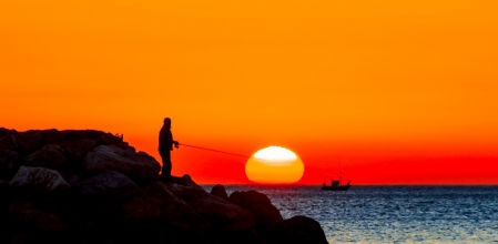 Primer amanecer de febrero en Fuengirola.