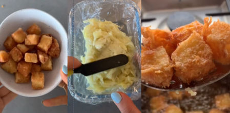 La usuaria explica paso por paso cómo lograr estas patatas