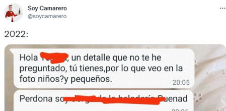 Captura de pantalla subida en Twitter