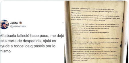 El mensaje ha sido compartido por la cuenta de @ceciarmy y se ha hecho viral