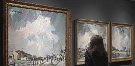 Detalle de la muestra de Bancaja