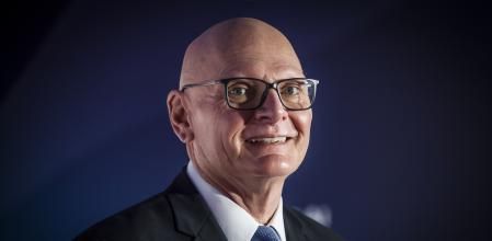 John Hoffman ayer tras la presentación de la edición del MWC, que arrancará el próximo 28 de febrero