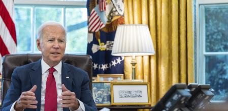Biden, durante su conversación telefónica con Zelenski