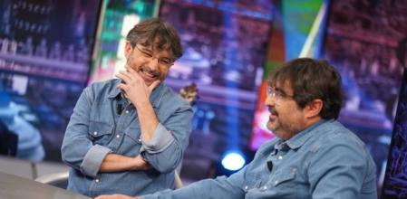 Jordi Évole y su doble, Paco, en 'El hormiguero' de Pablo Motos