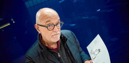 Fotografías al dibujante José Luís Martín Zabala