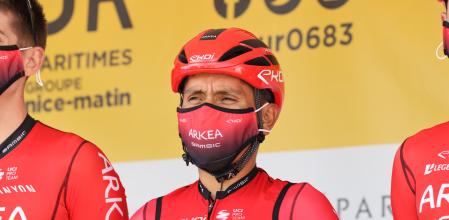 Nairo Quintana, del team Arkea-Samsic, durante el Tour de los Alpes Marítimos y del Var&nbsp;