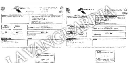 Los albaranes reflejan que las mascarillas que entregó a la Comunidad de Madrid son de un modelo más barato que no estaba homologado