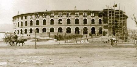 Construcción de Las Arenas.