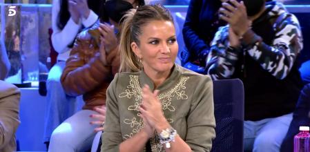 Marta López se ha emocionado al hablar de él