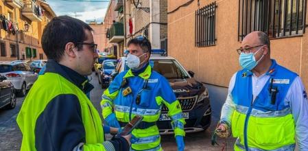 Los equipos de emergencia del Summa en el lugar de los hechos.