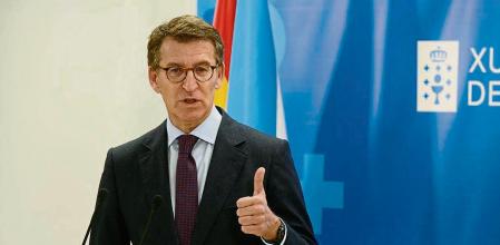 El presidente de la Xunta de Galicia, Alberto Núñez Feijóo, preside la reunión del Consello de la Xunta de Galicia, en la Delegación Territorial de la Xunta de Galicia, a 3 de marzo de 2022, en Ourense, Galicia (España). Ourense es la primera parada del presidente de la Xunta tras su noticia de su candidatura para dirigir el Partido Popular. Un encuentro donde han abordado, entre otras cuestiones, temas vinculados con la ciudad. 03 MARZO 2022 Rosa Veiga / Europa Press 03/03/2022