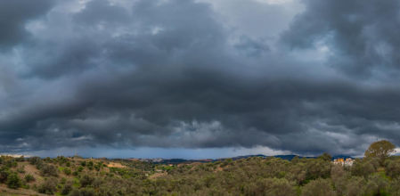 Arcus en la costa de Mijas.