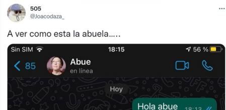 La hilarante respuesta de un abuela cuando su nieto le pregunta cómo está