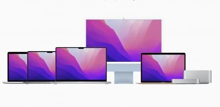 La familia de ordenadores de Apple con los procesadores Apple Silicon