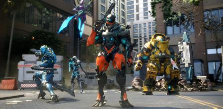 Imagen del videojuego 'Exoprimal', uno de los nuevos anuncios del evento digital State of Play