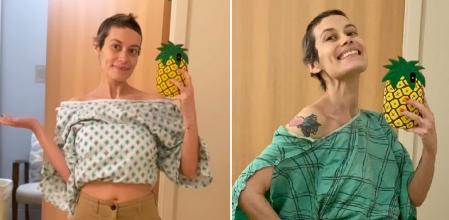 La diseñadora se propuso un reto muy creativo durante su tratamiento.