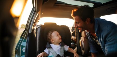 Viaje en carretera con un bebé