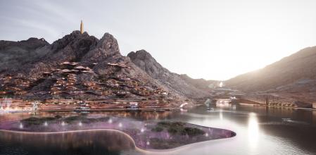 El lago tendrá casi un kilómetro de largo y permitirá, en verano,la práctica de deportes acuáticos