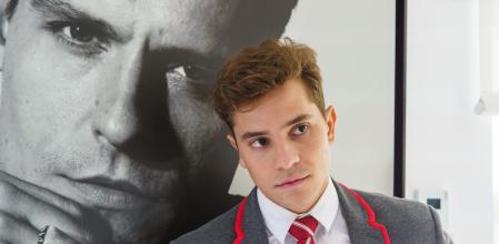 André Lamoglia, el hijo del mejor futbolista del mundo en Élite .