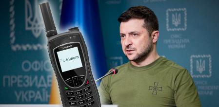 Así es el teléfono que usa Zelenski