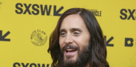 Jared Leto arrives for the world premiere of “WeCrashed” at the Paramount Theatre during the South by Southwest Film Festival on Saturday, March 12, 2022, in Austin, Texas. (Photo by Jack Plunkett/Invision/AP)