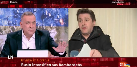 Conexión en directo de Óscar Mijallo, corresponsal de RTVE en Kyiv
