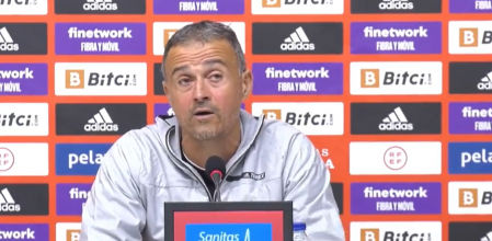 Luis Enrique, en Cornellà