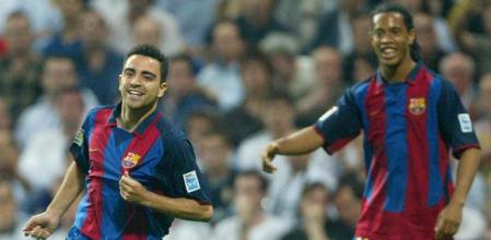 XAVI HERNANDEZ. PARTIDO REAL MADRID, BARCELONA 25 ABRIL 2004