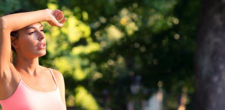 Una mujer en primavera