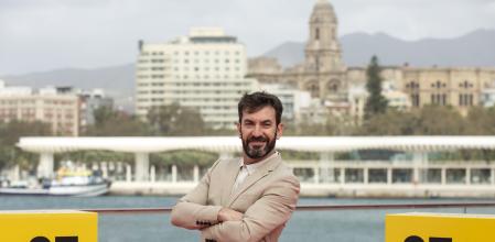 Arturo Valls en la presentación de la película en el festival de Málaga