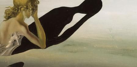 Salvador Dalí, Remorse. Sphinx Buried in the Sand (1931) –