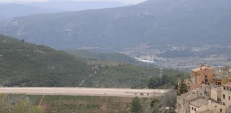 Obras de la Autovía A-27 a su paso por la pedanía de Lilla en Montblanc.