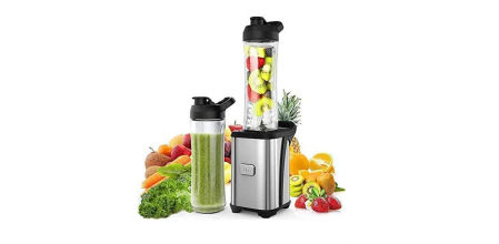 Licuadora Individual Multifunción, con 2 Botellas Batidoras Portátiles sin BPA