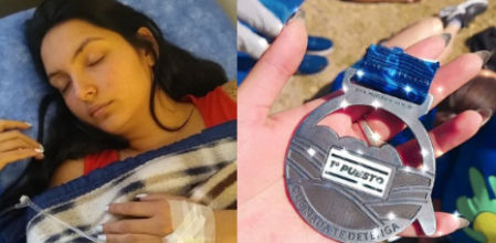 Agustina Ávila se ha convertido en un ejemplo de superación