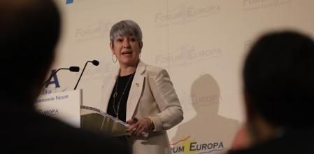 Lourdes Ciuró este miércoles en el Fórum Europa Tribuna Catalunya